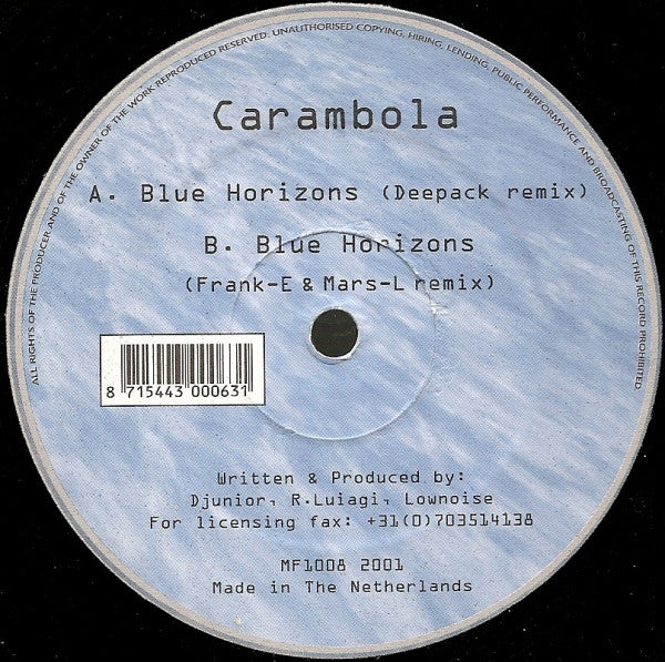 Carambola : Blue Horizons (12")