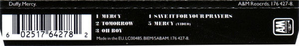 Duffy : Mercy (CD, Maxi, Enh)