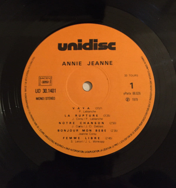 Annie Jeanne : Annie Jeanne (LP, Album)
