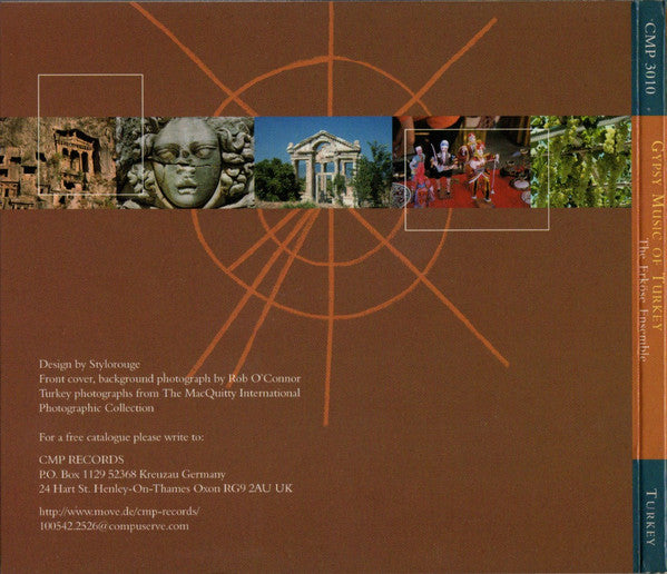 The Erköse Ensemble : Gypsy Music Of  Turkey (CD)
