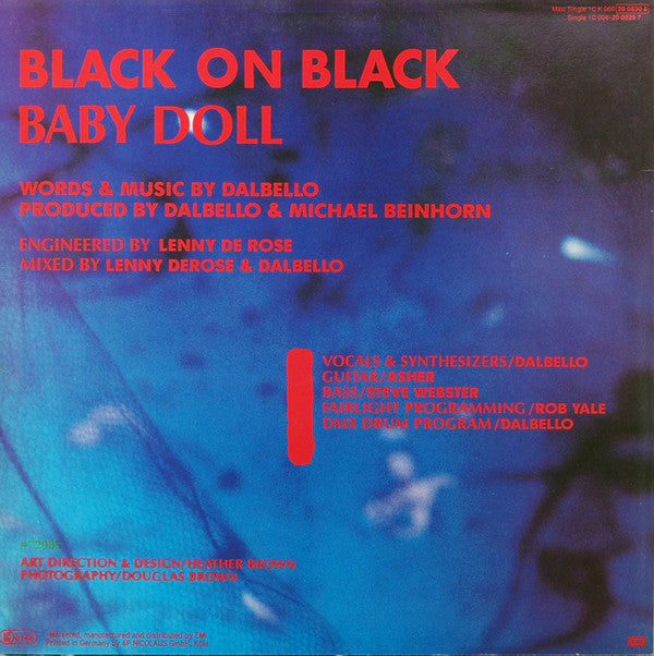 Lisa Dal Bello : Black On Black (12", Maxi)