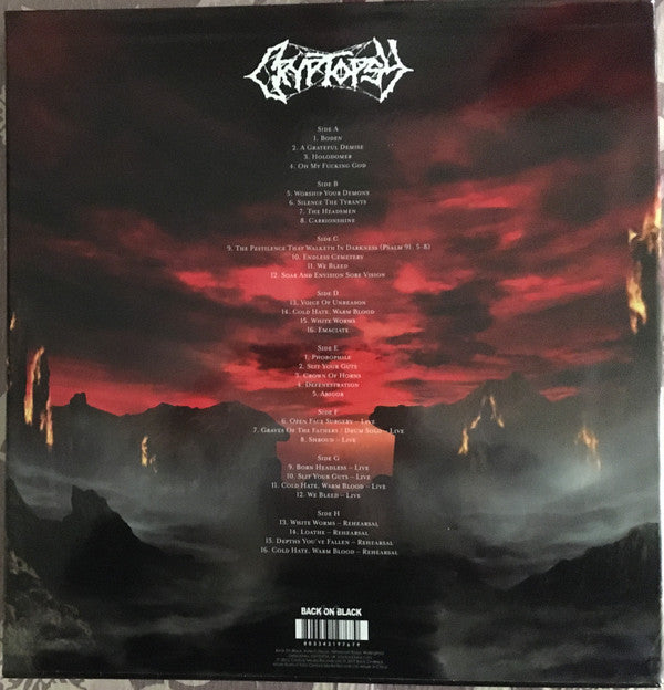 Cryptopsy : The Best Of Us Bleed (Box, Ltd + 4xLP, Comp, Ltd, Red)
