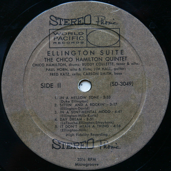 The Chico Hamilton Quintet : Ellington Suite (LP, Album)