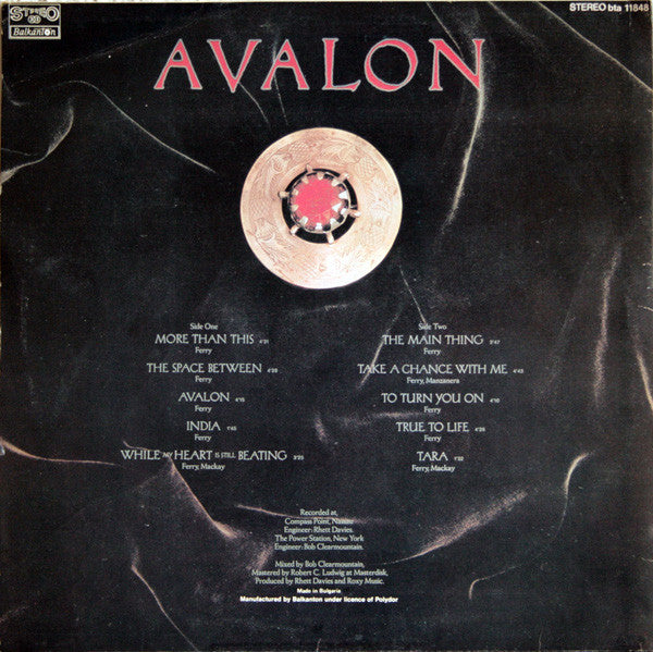 Roxy Music : Avalon (LP, Album)