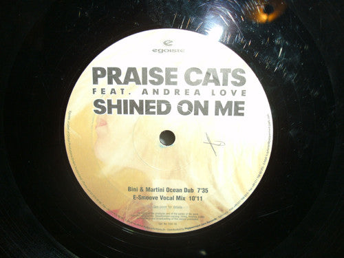 Praise Cats Feat. Andrea Love : Shined On Me (Part 1) (12")
