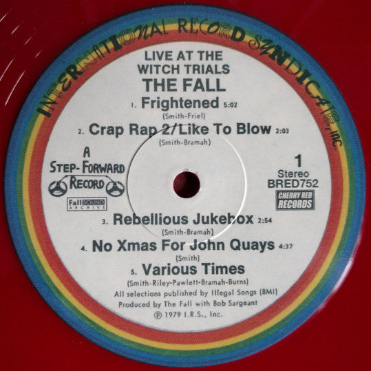 The Fall : Live At The Witch Trials (LP, Album, Ltd, RE, Red)