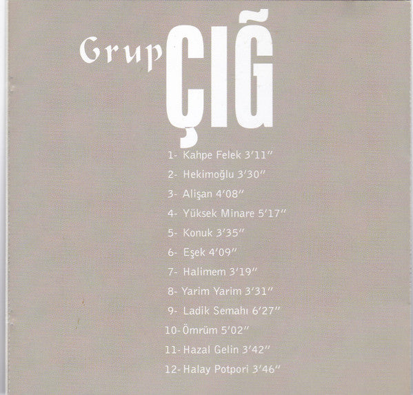 Grup Çığ : Çığ Türküleri (CD, Album)