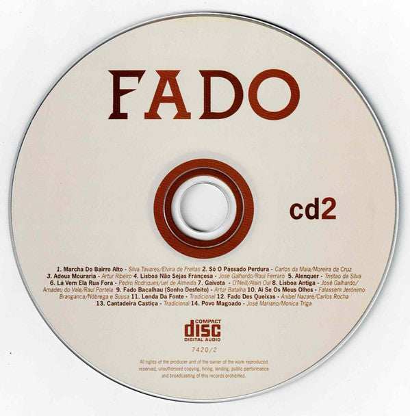 Various : The World Of Fado  (2xCD, Comp)