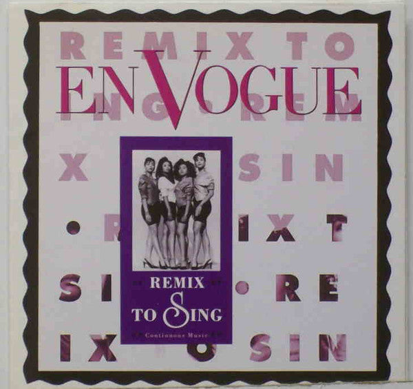 En Vogue : Remix To Sing (12", Comp)