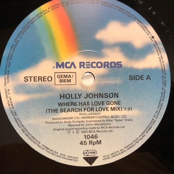 Holly Johnson : Where Has Love Gone? (12", Promo)