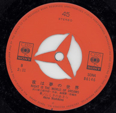 にしきのあきら : 愛があるなら年の差なんて (Smell Of Your Perfume) (7", Single)