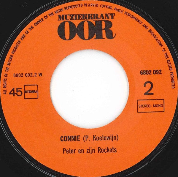 Peter En Zijn Rockets* : Hela! / Connie (7", Single)