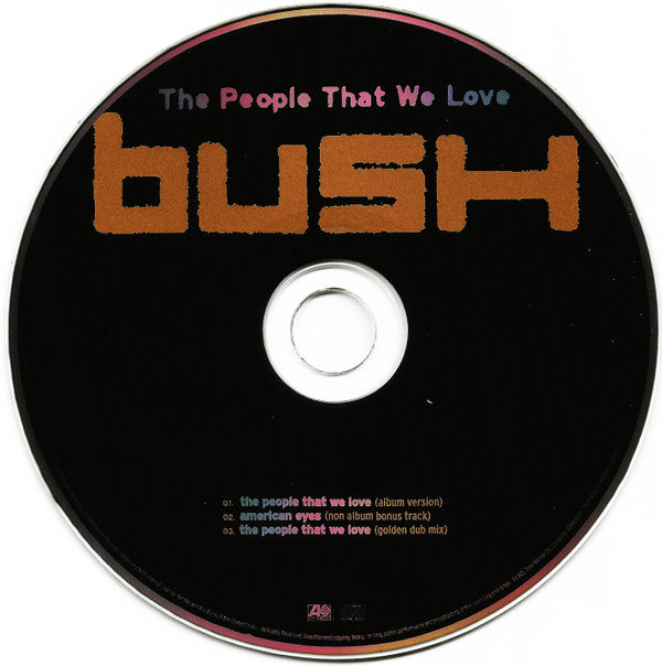 Bush : The People That We Love (CD, Single)