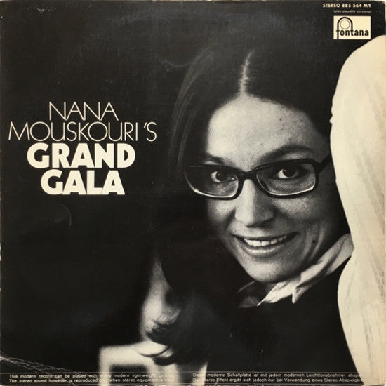 Nana Mouskouri : Nana Mouskouri's Grand Gala (LP, Comp, Gat)