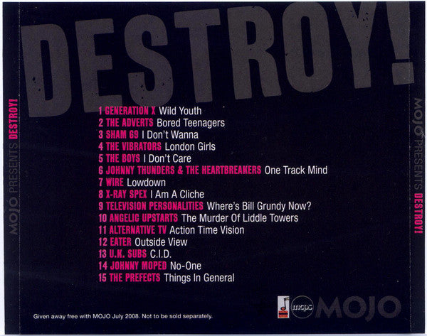 Various : Destroy! (CD, Comp)