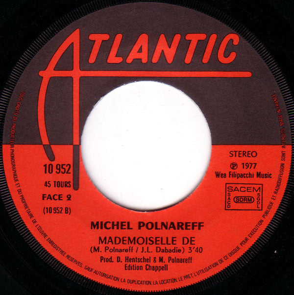 Michel Polnareff : Lettre A France (7", Single)
