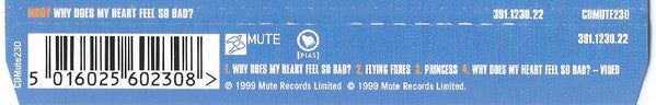 Moby : Why Does My Heart Feel So Bad? (CD, Maxi, Enh)