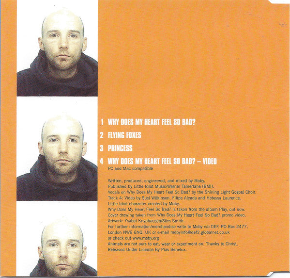 Moby : Why Does My Heart Feel So Bad? (CD, Maxi, Enh)