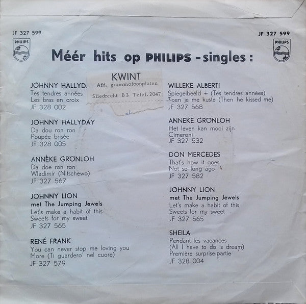 Anneke Grönloh : Rozen Hebben Doornen / Zwarte Zeeman (7", Single, Mono)