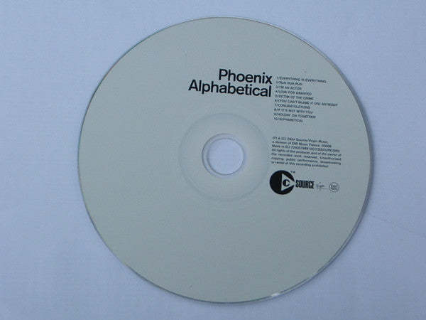 Phoenix : Alphabetical (CD, Album, Copy Prot., Enh, Promo)