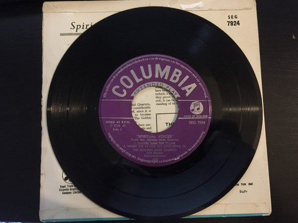 The Golden Gate Quartet : Spiritual Voices (7", EP)