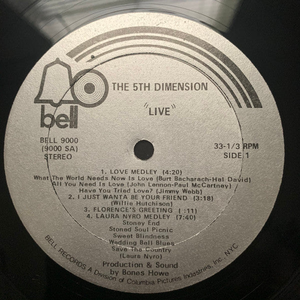 The 5th Dimension* : Live!! (2xLP, Album)