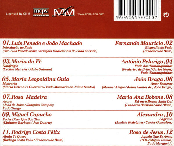 Various : Fado Global Vol.1 (CD, Comp)