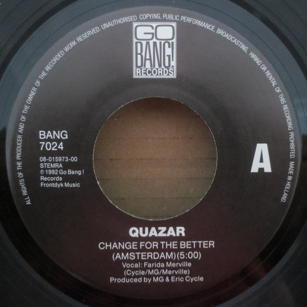 Quazar : Change For The Better (7")