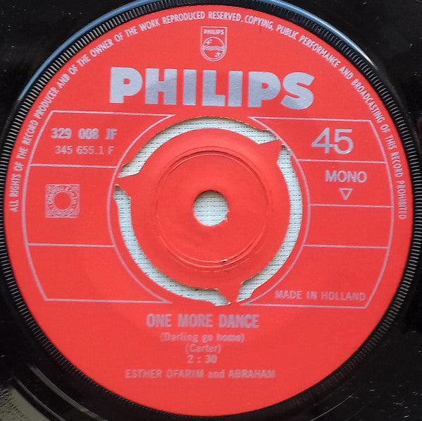 Esther & Abi Ofarim : One More Dance (Your Husband Is Worse) / Freight Train (7", Single)