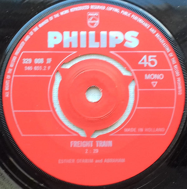 Esther & Abi Ofarim : One More Dance (Your Husband Is Worse) / Freight Train (7", Single)