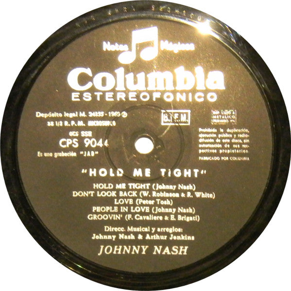 Johnny Nash : Hold Me Tight (LP, Album)