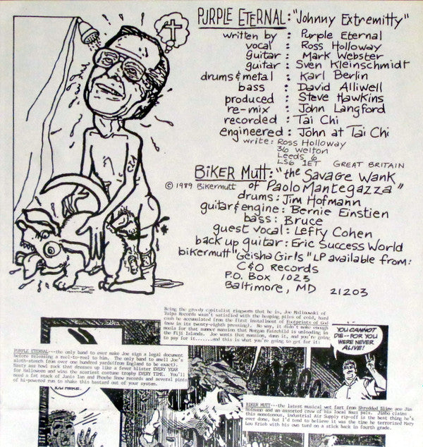 Various : Footprints Of God Part II: The Council Of Blood (7", Comp)