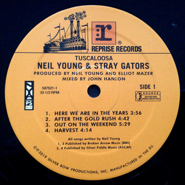 Neil Young + The Stray Gators : Tuscaloosa  (LP + LP, S/Sided, Etch + Album)