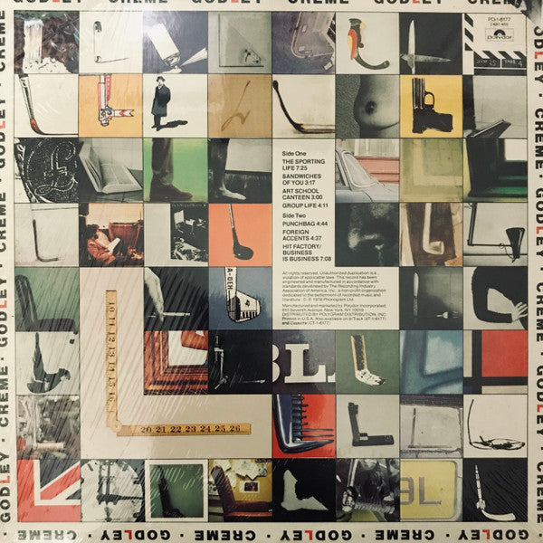 Lol Creme And Kevin Godley* : L (LP, Album)