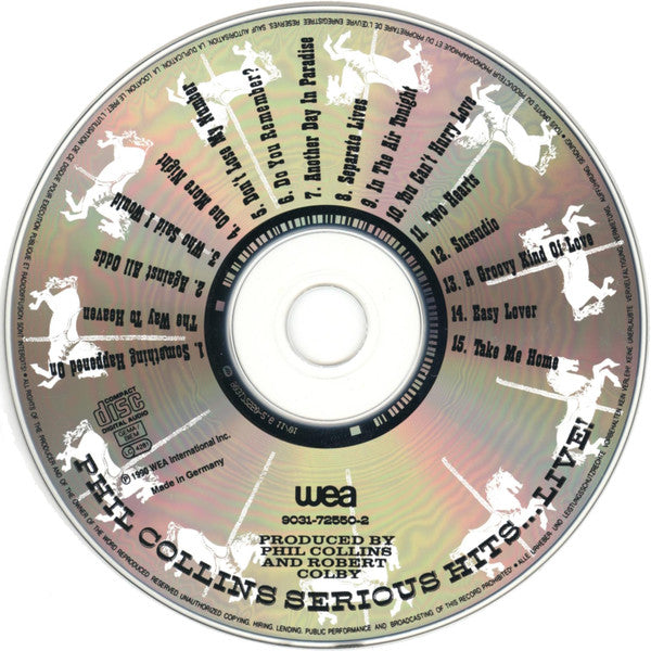 Phil Collins : Serious Hits...Live! (CD, Album, RE)