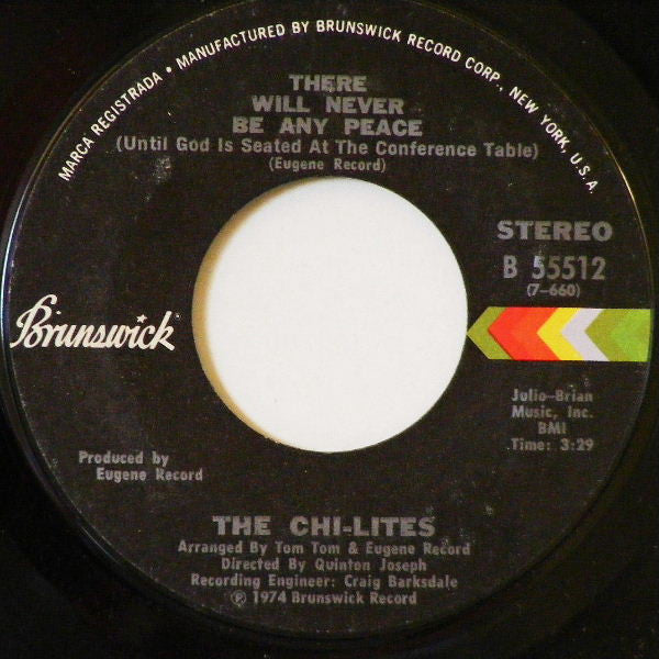 The Chi-Lites : Too Good To Beforgotten (7", Single)
