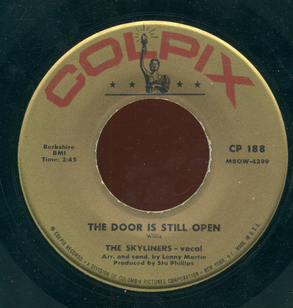 The Skyliners : I'll Close My Eyes (7")