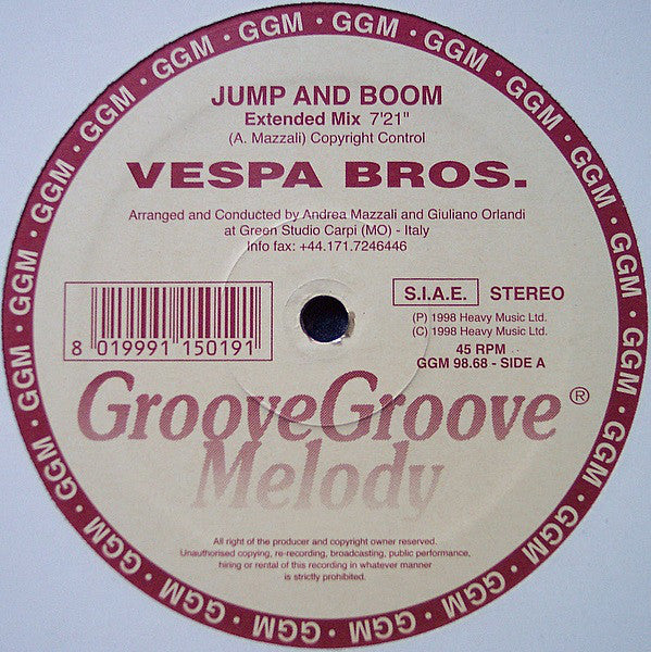 Vespa Bros : Jump And Boom (12")