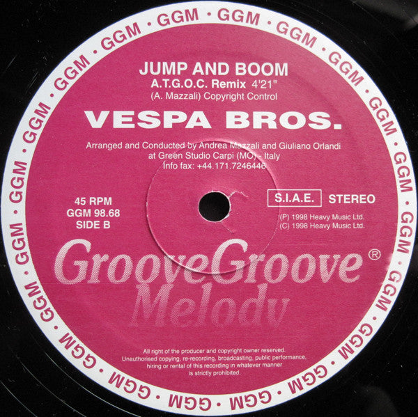 Vespa Bros : Jump And Boom (12")