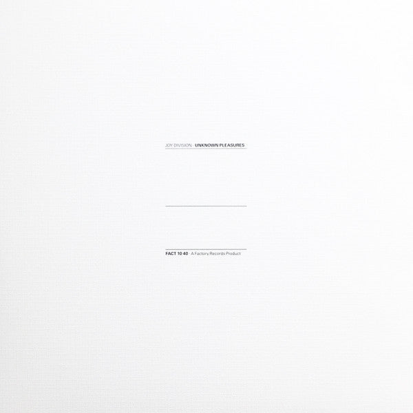Joy Division : Unknown Pleasures (LP, Album, Ltd, RE, RP, Red)