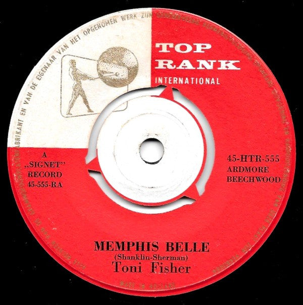 Toni Fisher : The Big Hurt / Memphis Belle (7", Single)