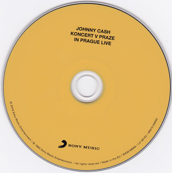 Johnny Cash : Koncert V Praze (In Prague Live) (CD, Album, RE)