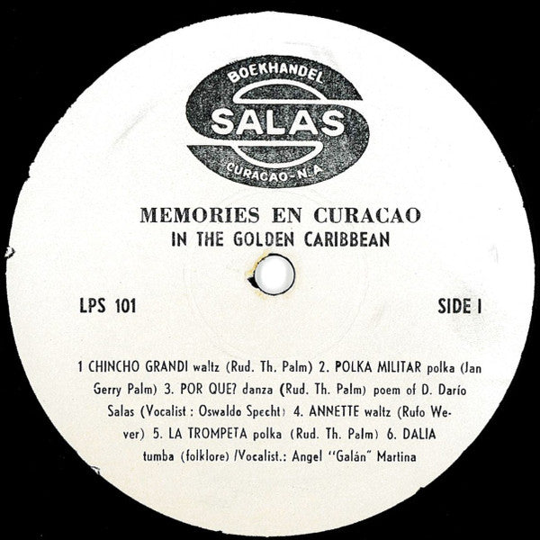 Edgar Palm And His Combo : Memories Of Curaçao In The Golden Caribbean (LP)