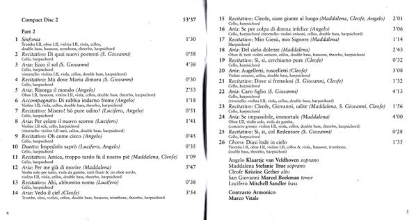 Georg Friedrich Händel, Klaartje Van Veldhoven, Stefanie True, Kristine Gether, Marcel Beekman, Mitchell Sandler, Contrasto Armonico, Marco Vitale : La Resurrezione (2xCD)