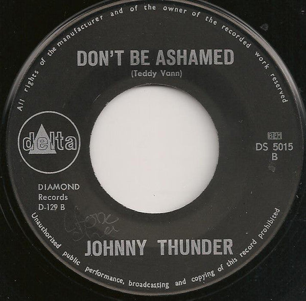 Johnny Thunder : Loop De Loop (7", Single, Blu)