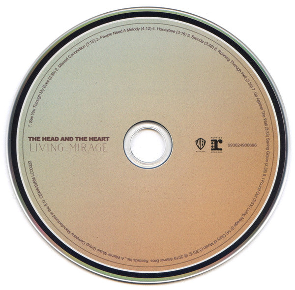 The Head And The Heart : Living Mirage (CD, Album)