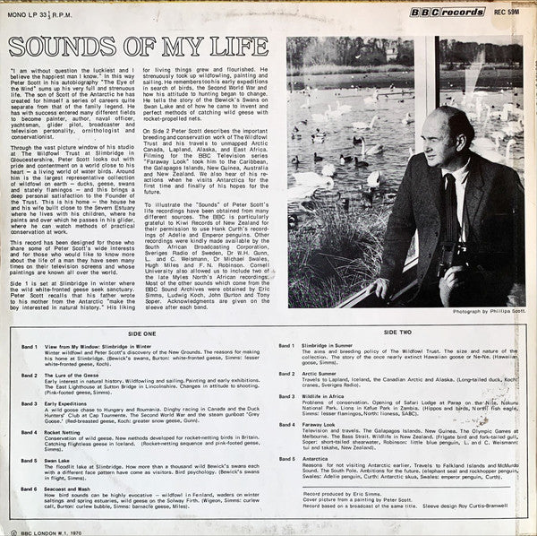 Sir Peter Scott : Sounds Of My Life (Peter Scott Talks About His Eventful Life) (LP, Album, Mono)