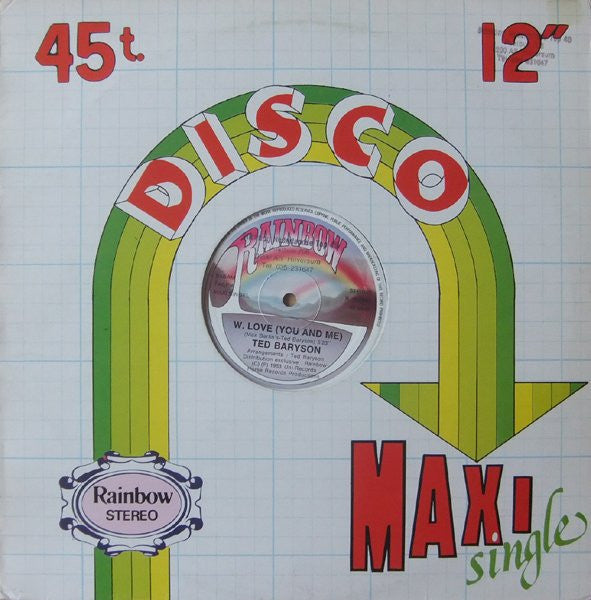 Ted Baryson : W. Love (You And Me) (12")