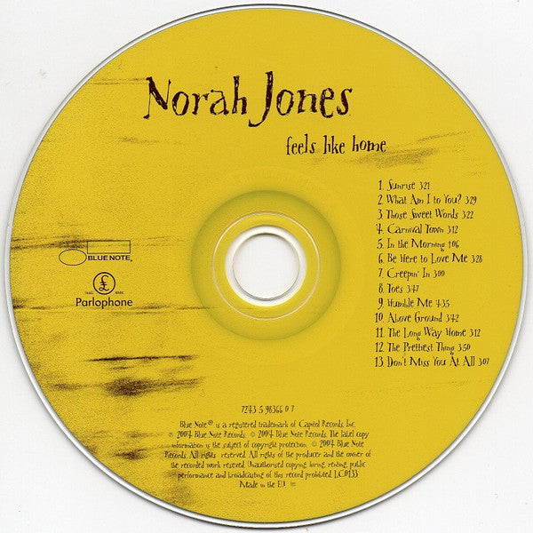 Norah Jones : Feels Like Home (CD, Album, Enh)