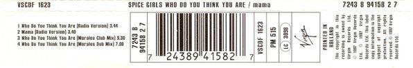 Spice Girls : Who Do You Think You Are / Mama (CD, Maxi)